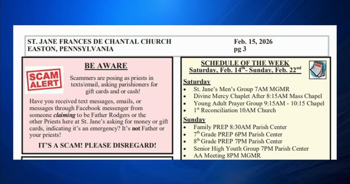 Churches in Easton warn parishioners about scammers posing as priests | Easton Area