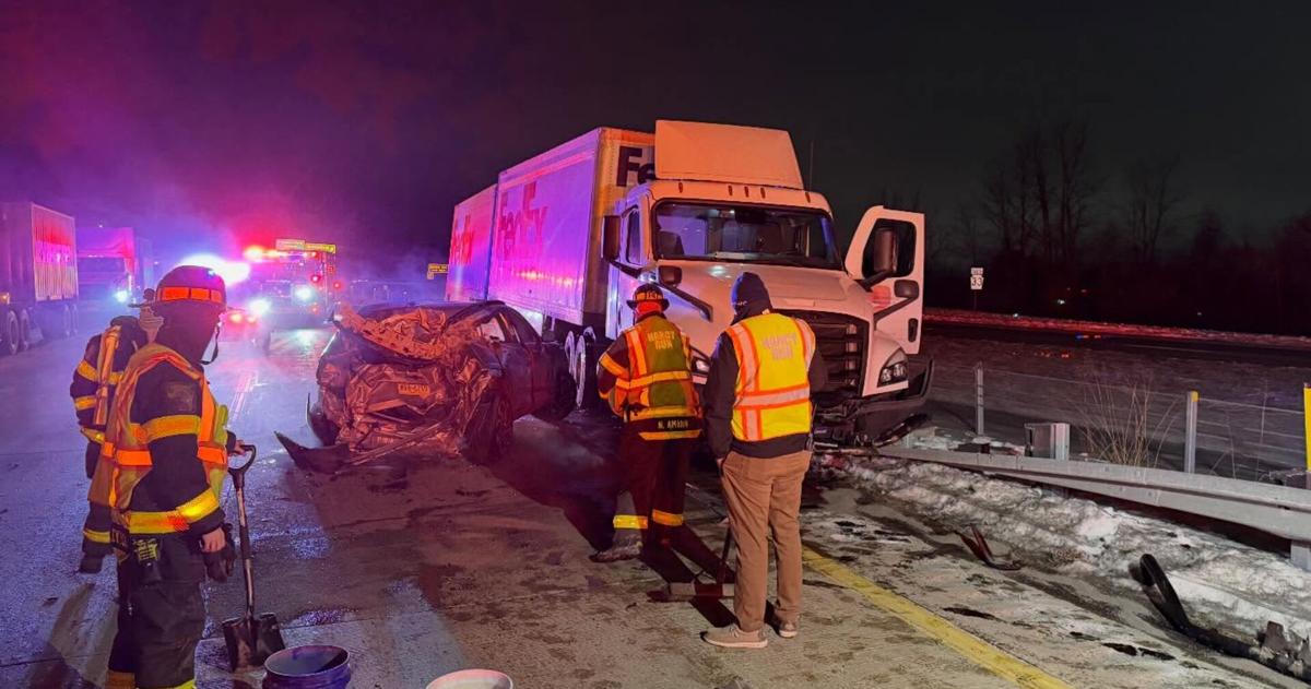 3-vehicle crash on Route 33 in Bethlehem Twp. 2-12-26 |