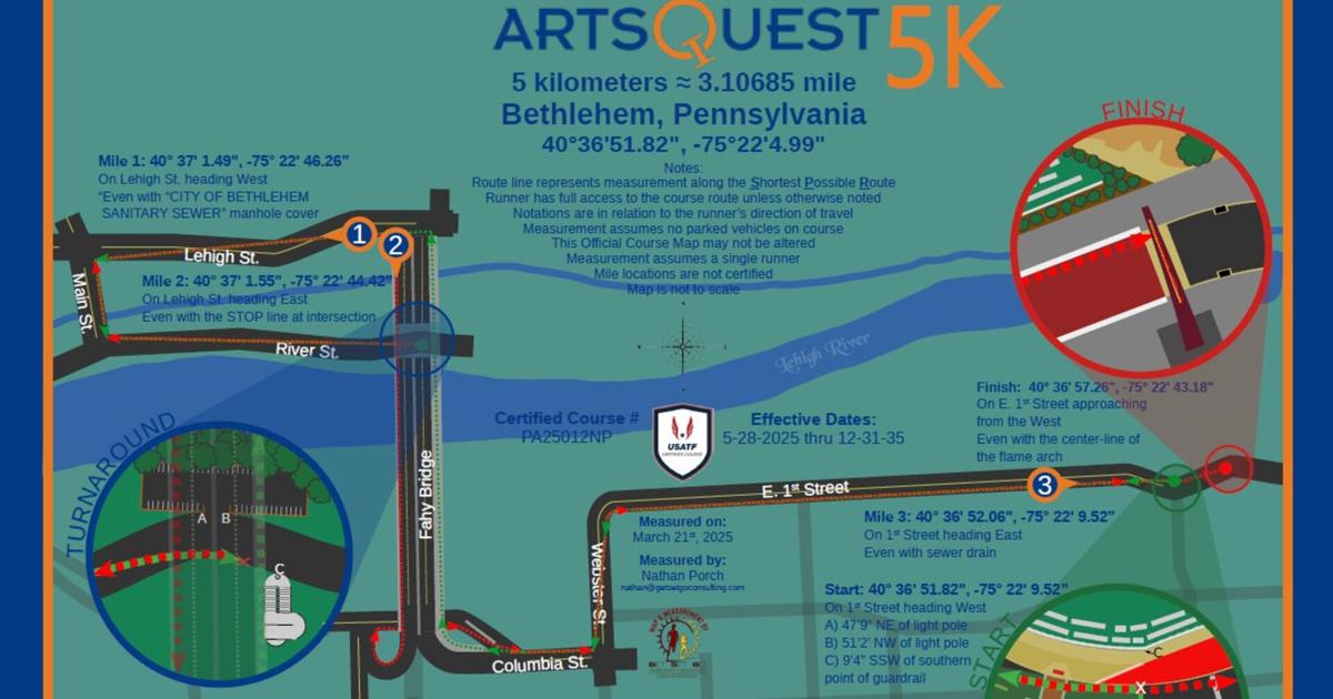 Cupid’s Chase 5K to prompt some road restrictions in Bethlehem | Bethelehm Area