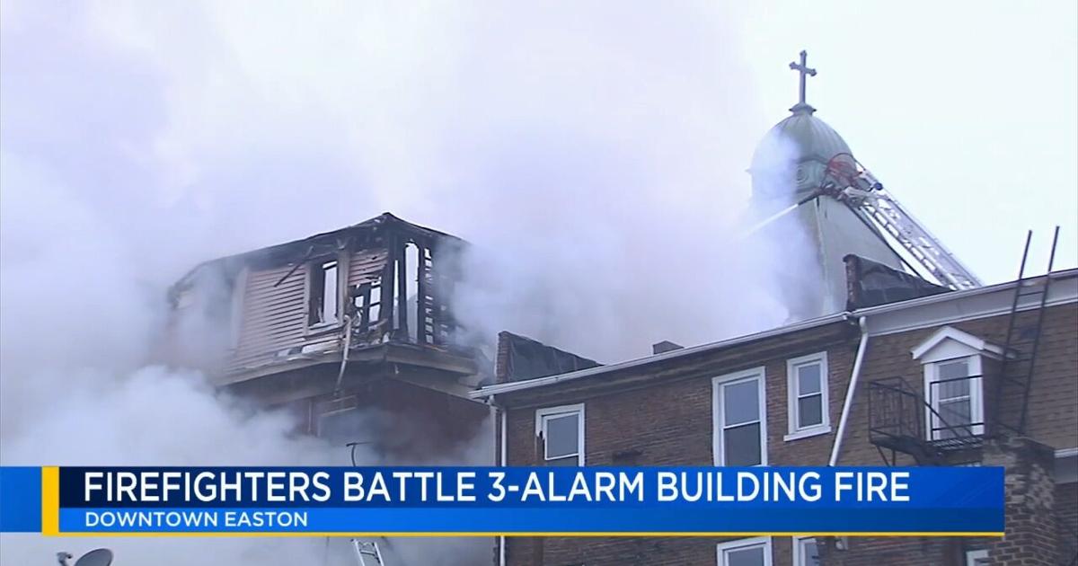 Easton Fire Chief: 'Say a prayer' for firefighter injured in major 3-alarm fire; power back on | Easton Area