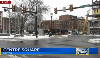 A look at road conditions in Easton and Phillipsburg; snow emergency lifted in Easton | Weather