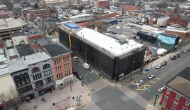 Wall-breaking ceremony marks next phase of American House renovation in downtown Reading | Reading Area