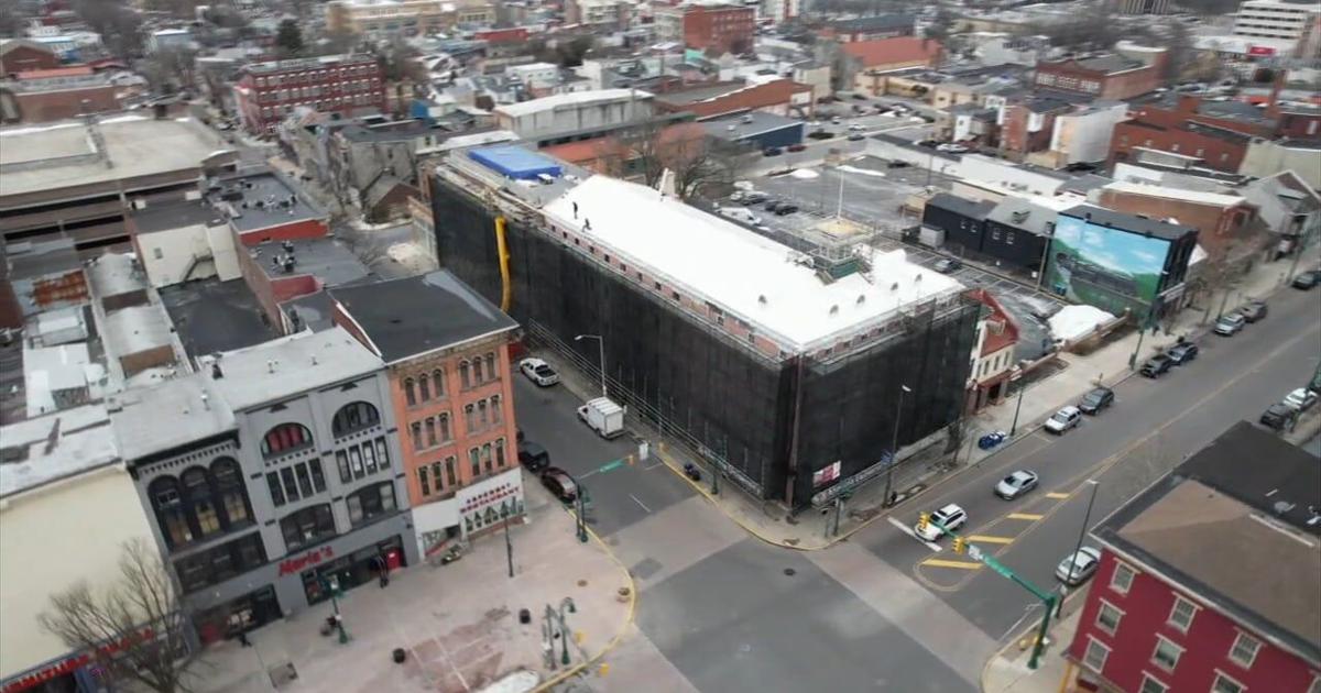 Wall-breaking ceremony marks next phase of American House renovation in downtown Reading | Reading Area