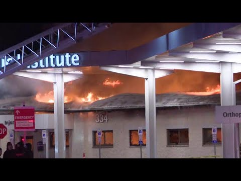 Fire ongoing at Lehigh Valley Hospital-Dickson City