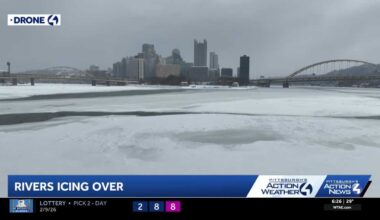 Monitoring Pittsburgh's icy three rivers as temperatures thaw