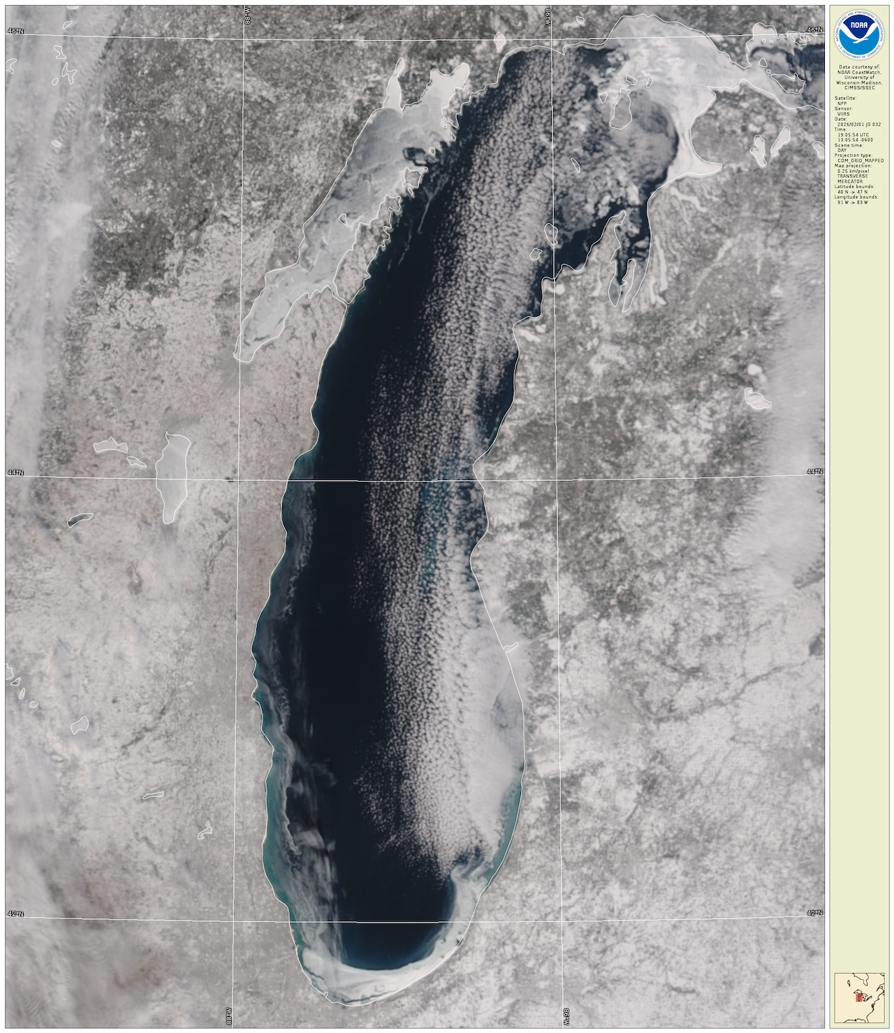 Great Lakes ice