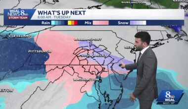 Plentiful sunshine today, soaring to the mid-50s Saturday across south-central Pennsylvania