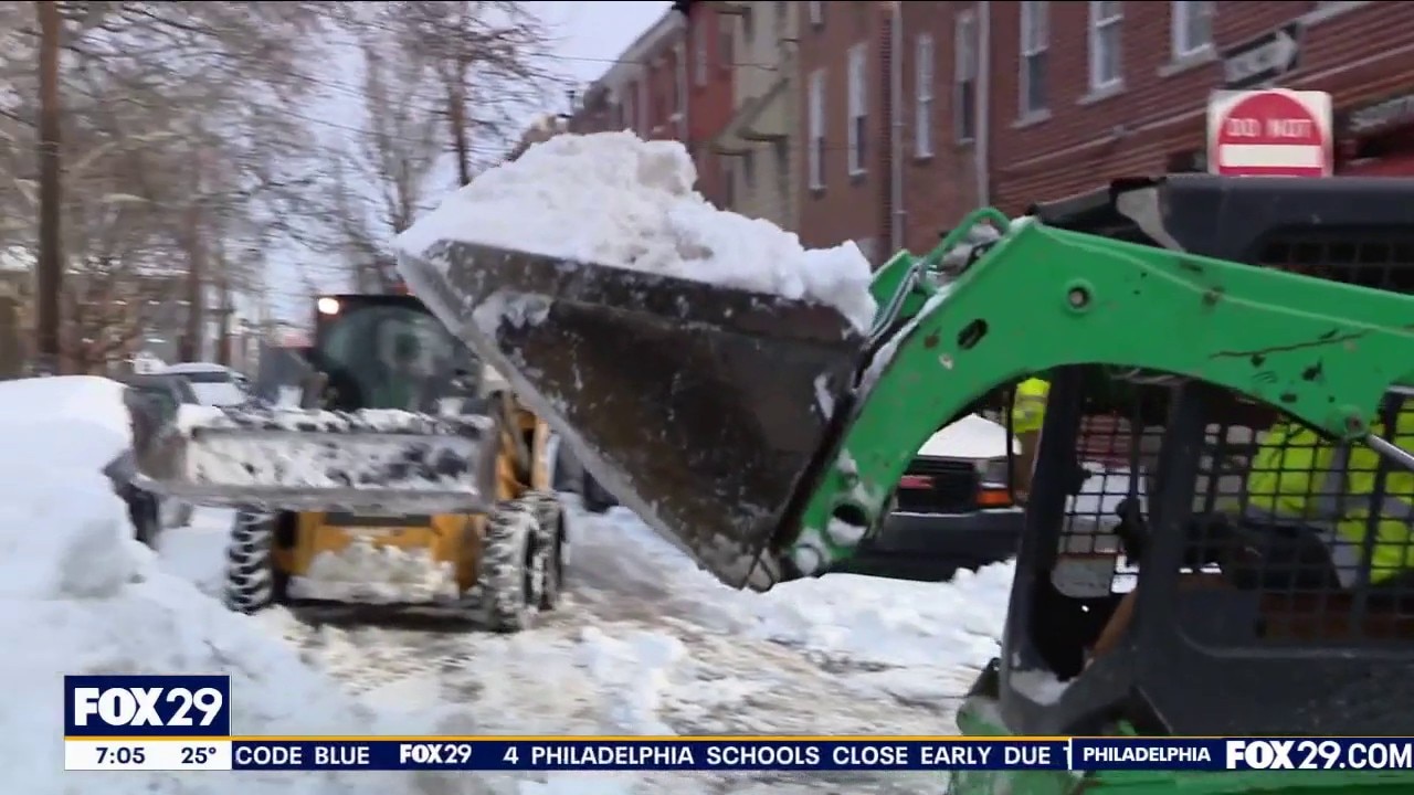 Philly snow removal: Crews working to clear streets over a week after snowstorm