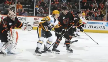 Penguins beat Phantoms in Tanner Howe’s debut