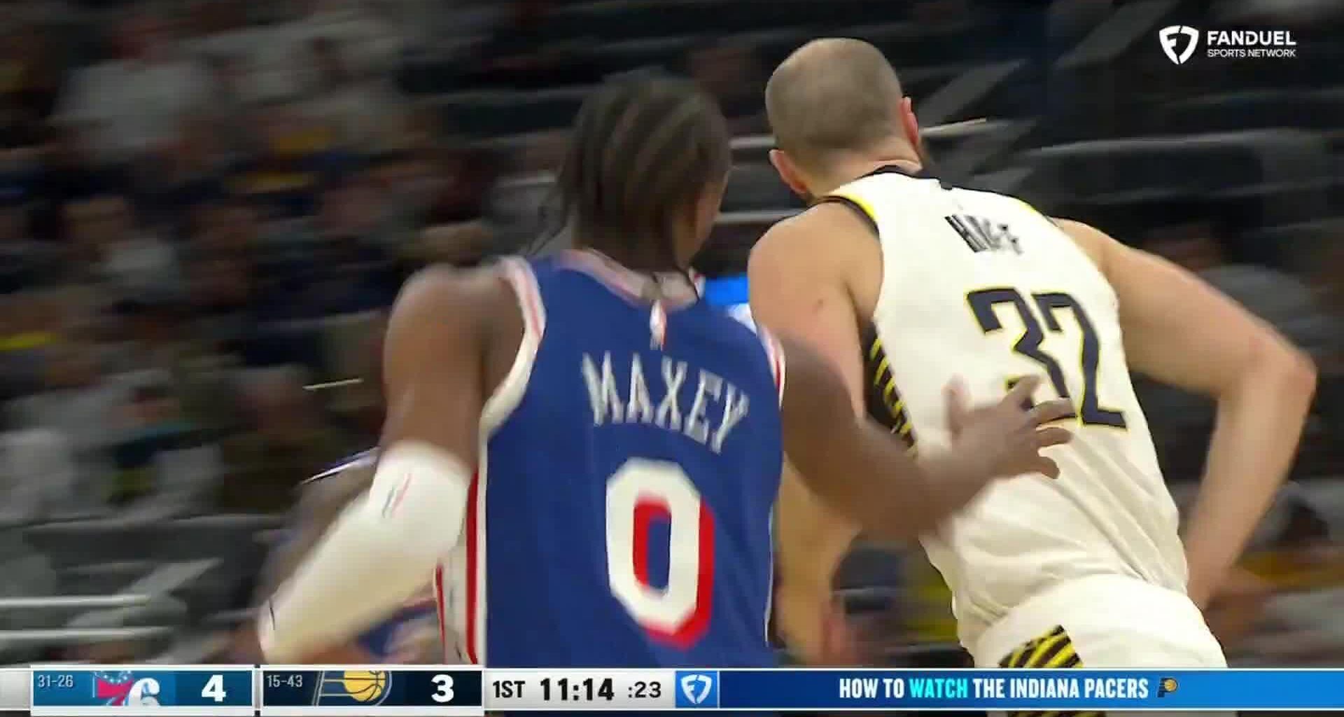 Maxey, Embiid lead 76ers to 135-114 rout of Pacers