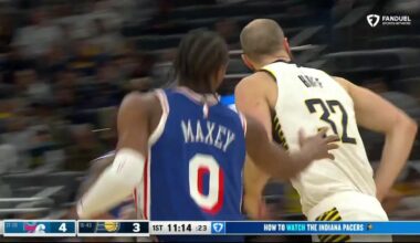 Maxey, Embiid lead 76ers to 135-114 rout of Pacers