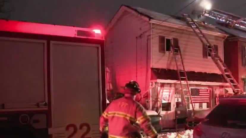 Person, cat displaced after fire at home in Allentown, Pittsburgh