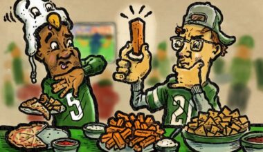 Inquirer advice for vegetarian on chicken wing duty for Super Bowl