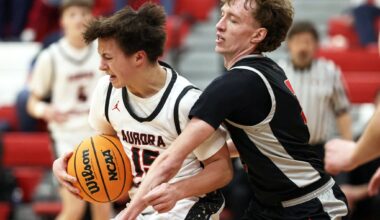 Luke Baumann steps up big for Aurora Christian