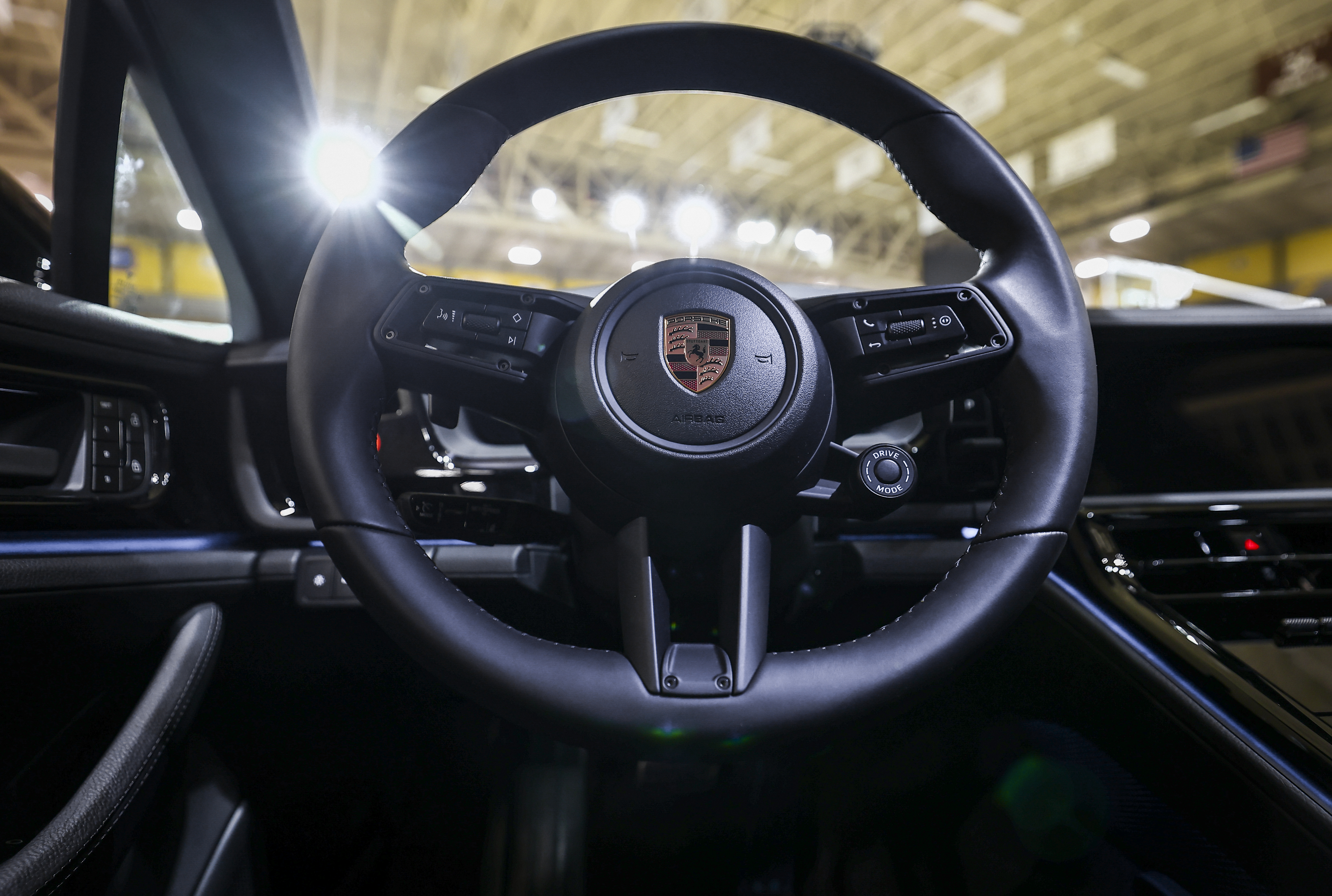 A look at the Porsche Panamera 4 E-Hybrid provided by Porsche Valley as The Greater Lehigh Valley Auto Dealers Association hosts a Lehigh Valley Auto Show preview Tuesday, Feb. 17, 2026, at Stabler Athletic & Convocation Center in Bethlehem. The show runs March 18-22 in and around Stabler on the Murray H. Goodman Campus of Lehigh University.