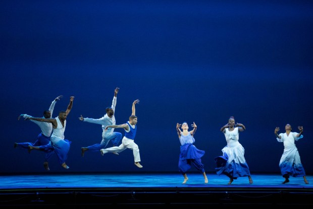 Alvin Ailey American Dance Theater has a weekend engagement at the Academy of Music. (Associated Press)