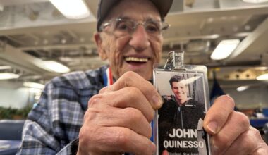 At 100, WWII veteran celebrates a life of service aboard Battleship New Jersey – Delco Times