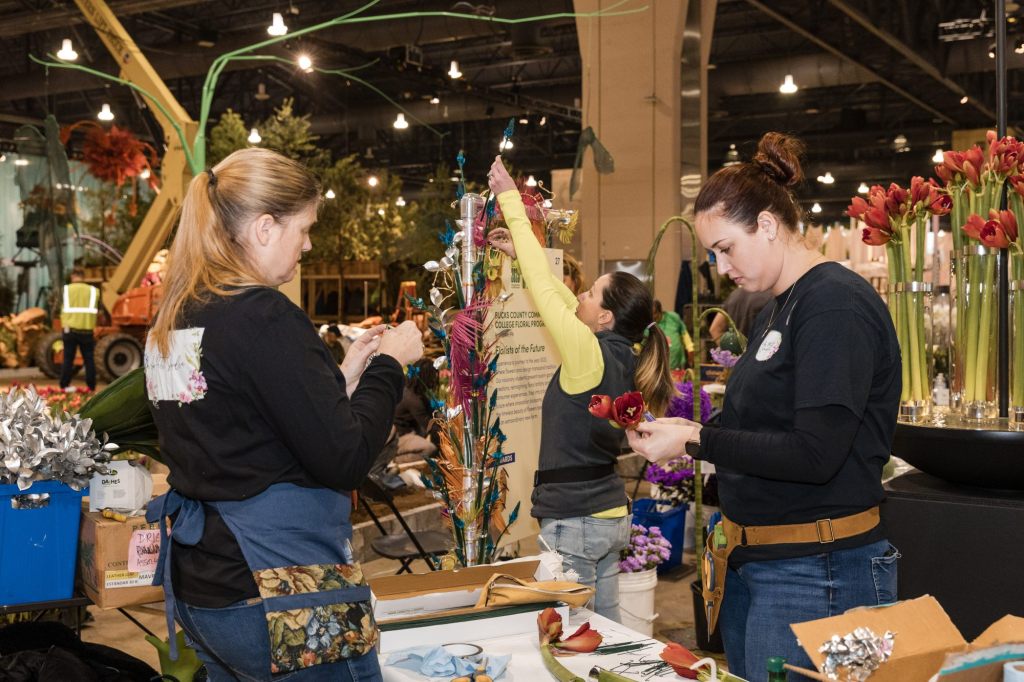 BCCC’s Award-Winning Floral Design Program Returns to the Philadelphia Flower Show