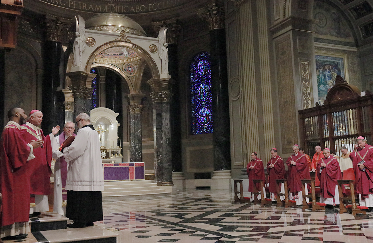 Archbishop Pérez Prays for Peace, Gift of Human Dignity, at Mass and Holy Hour