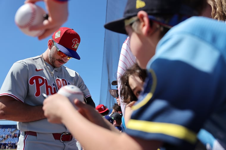 Otto Kemp will keep getting reps in left field this spring as the Phillies look to use him as a platoon bat in left field for Brandon Marsh.