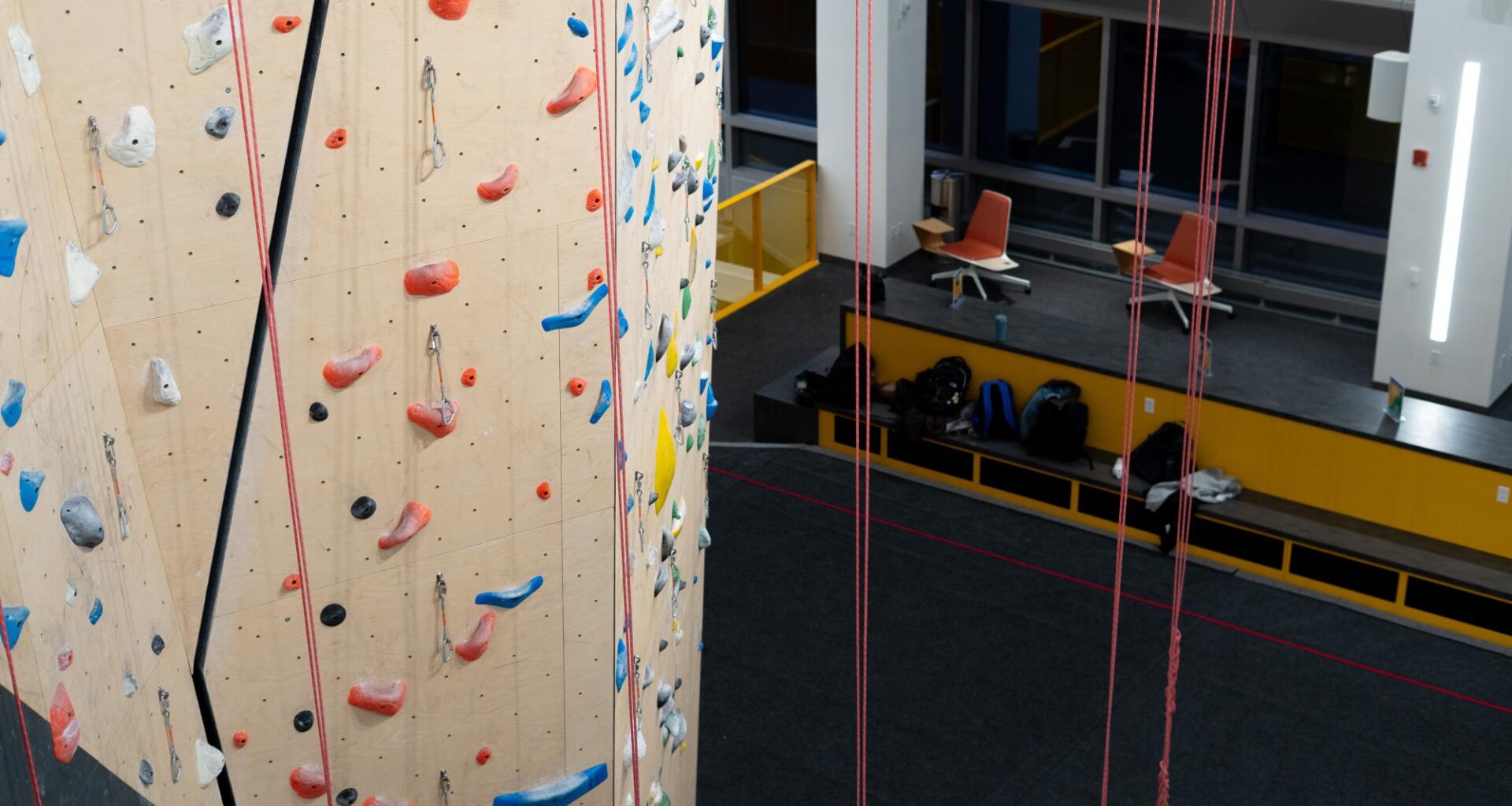 Recreation and Wellness Center climbing wall is the tallest in the Pittsburgh area