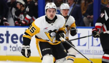 Avery Hayes scores twice in his NHL debut, Pittsburgh Penguins beat Buffalo Sabres