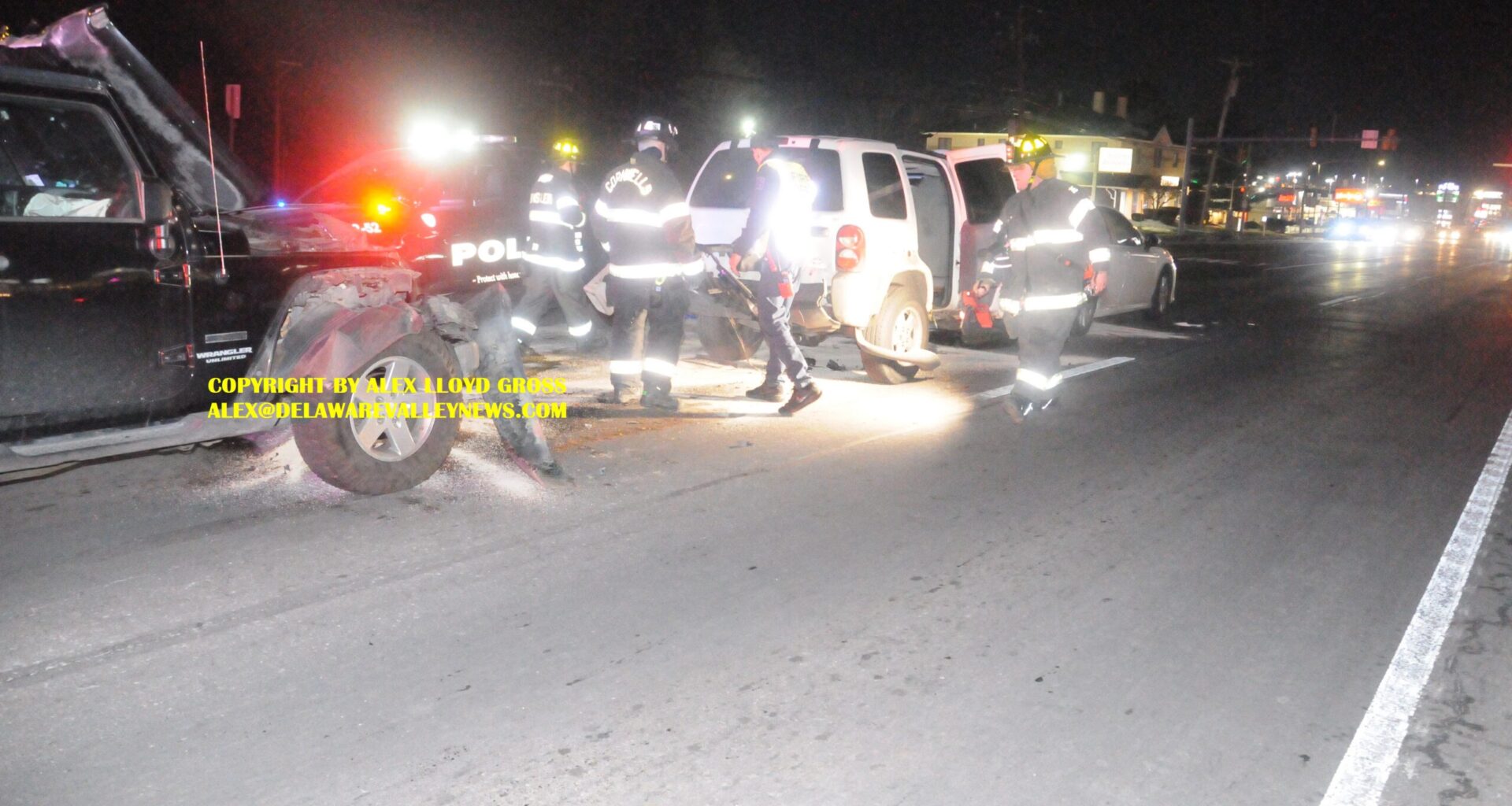 Three Vehicle Crash Affects Street Road Traffic In Bensalem – Delaware Valley News