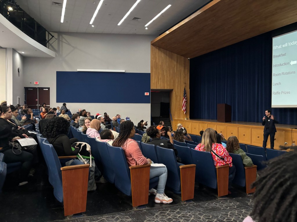 Academy Park students in school Saturday