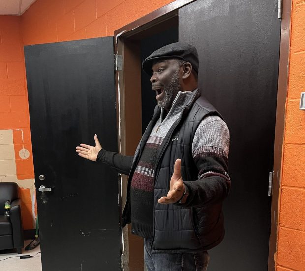 Director Nakia Dillard works on the upcoming "Tubman: A Celebration of Black History Month," that will be presented at Chester High School, 3 p.m. Feb. 26. The community is welcome. (COURTESY OF BATSON ENTERTAINMENT)
