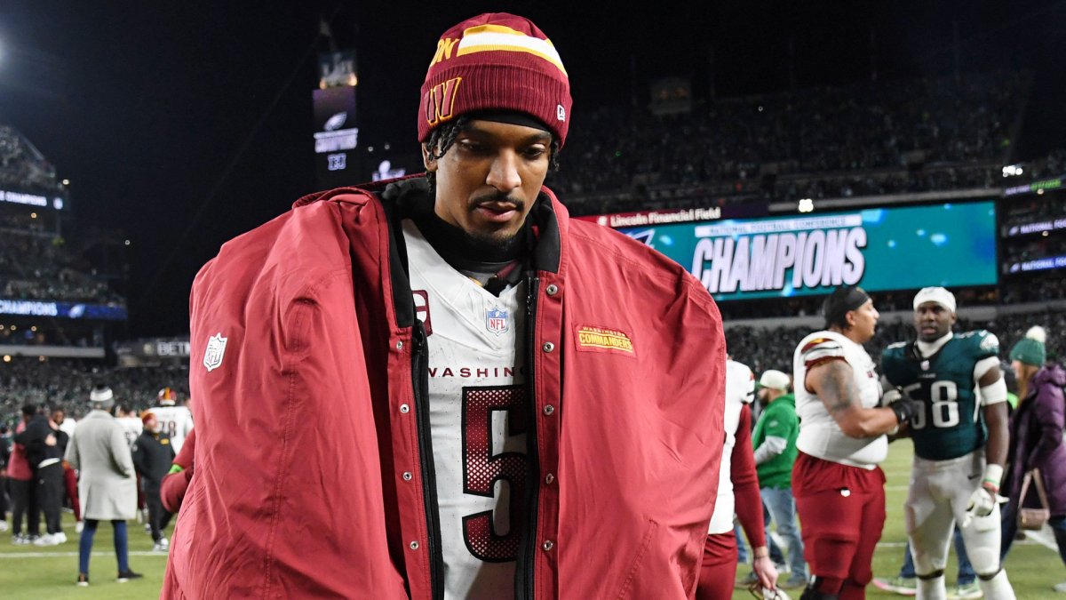 Commanders QB Jayden Daniels explains why he loves Eagles fans – NBC10 Philadelphia