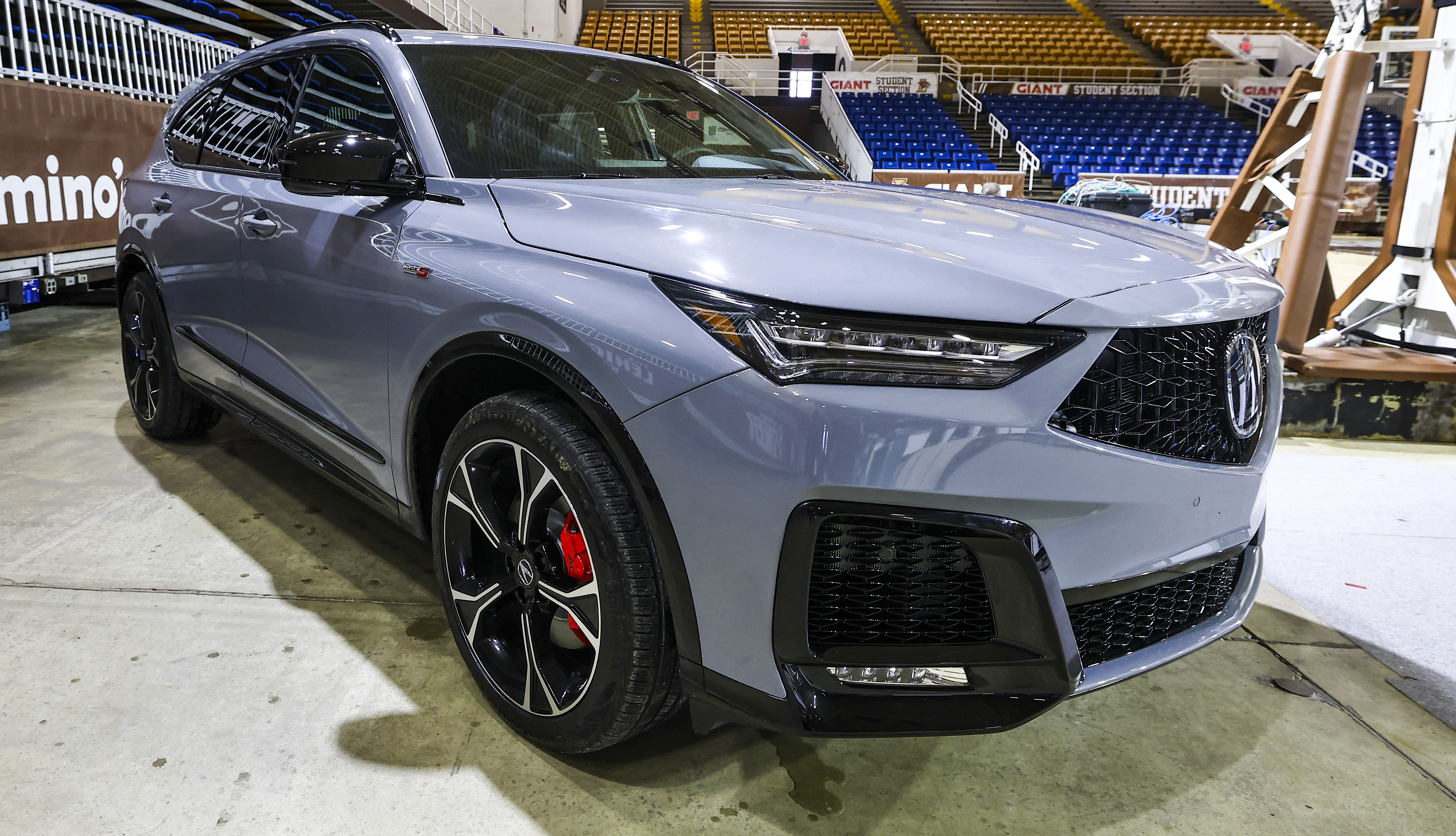 A look at the Acura SH-AWD MDX provided by Lehigh Valley Acura as the The Greater Lehigh Valley Auto Dealers Association hosts a Lehigh Valley Auto Show preview Tuesday, Feb. 17, 2026, at Stabler Athletic & Convocation Center in Bethlehem. The show runs March 18-22 in and around Stabler on the Murray H. Goodman Campus of Lehigh University.