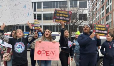 Philadelphia school board members address the district’s sweeping school closure proposal