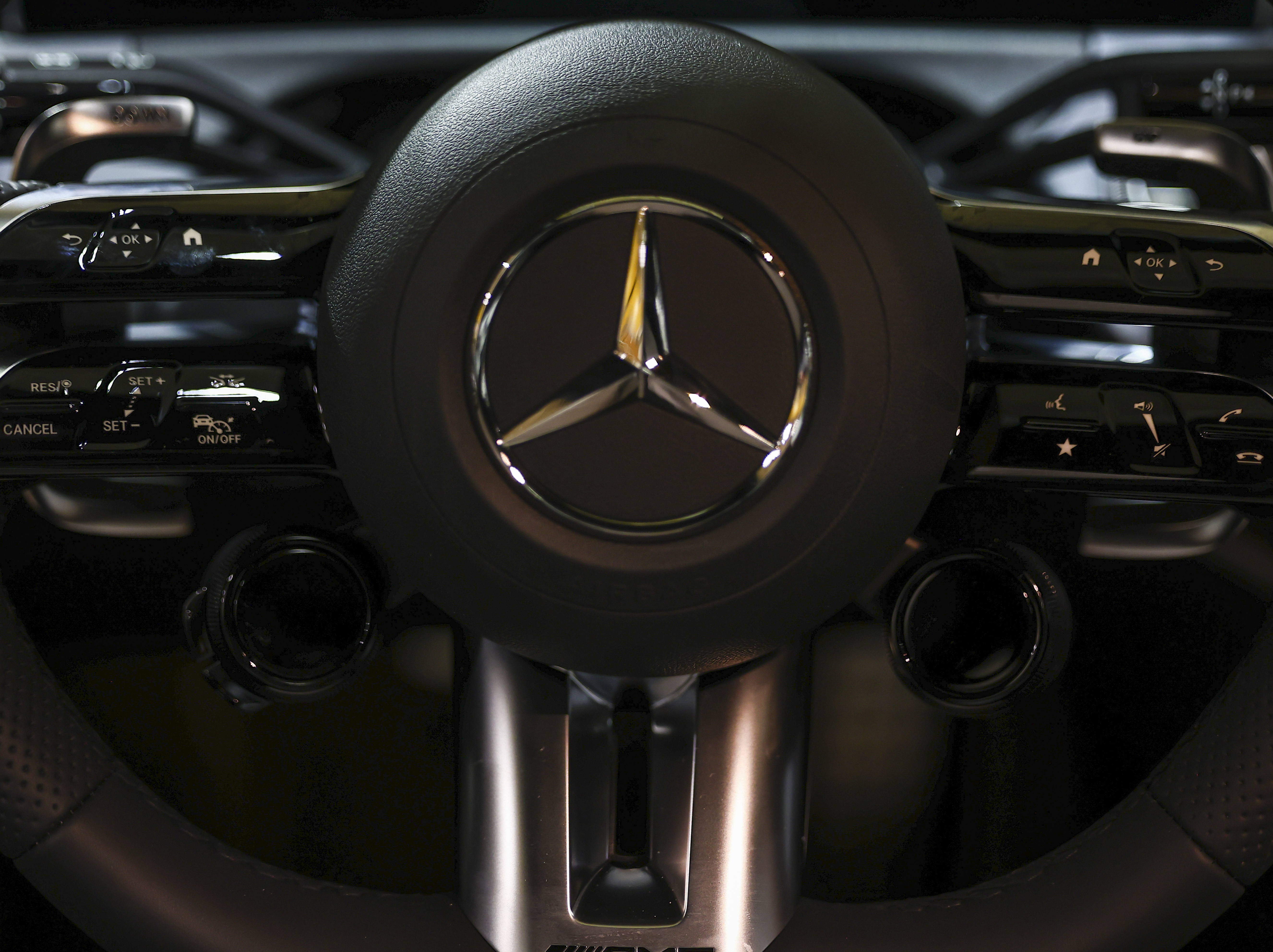 A look at the Mercedes-Benz E 53 AMG provided by Mercedes-Benz of Lehigh Valley as The Greater Lehigh Valley Auto Dealers Association hosts a Lehigh Valley Auto Show preview Tuesday, Feb. 17, 2026, at Stabler Athletic & Convocation Center in Bethlehem. The show runs March 18-22 in and around Stabler on the Murray H. Goodman Campus of Lehigh University.