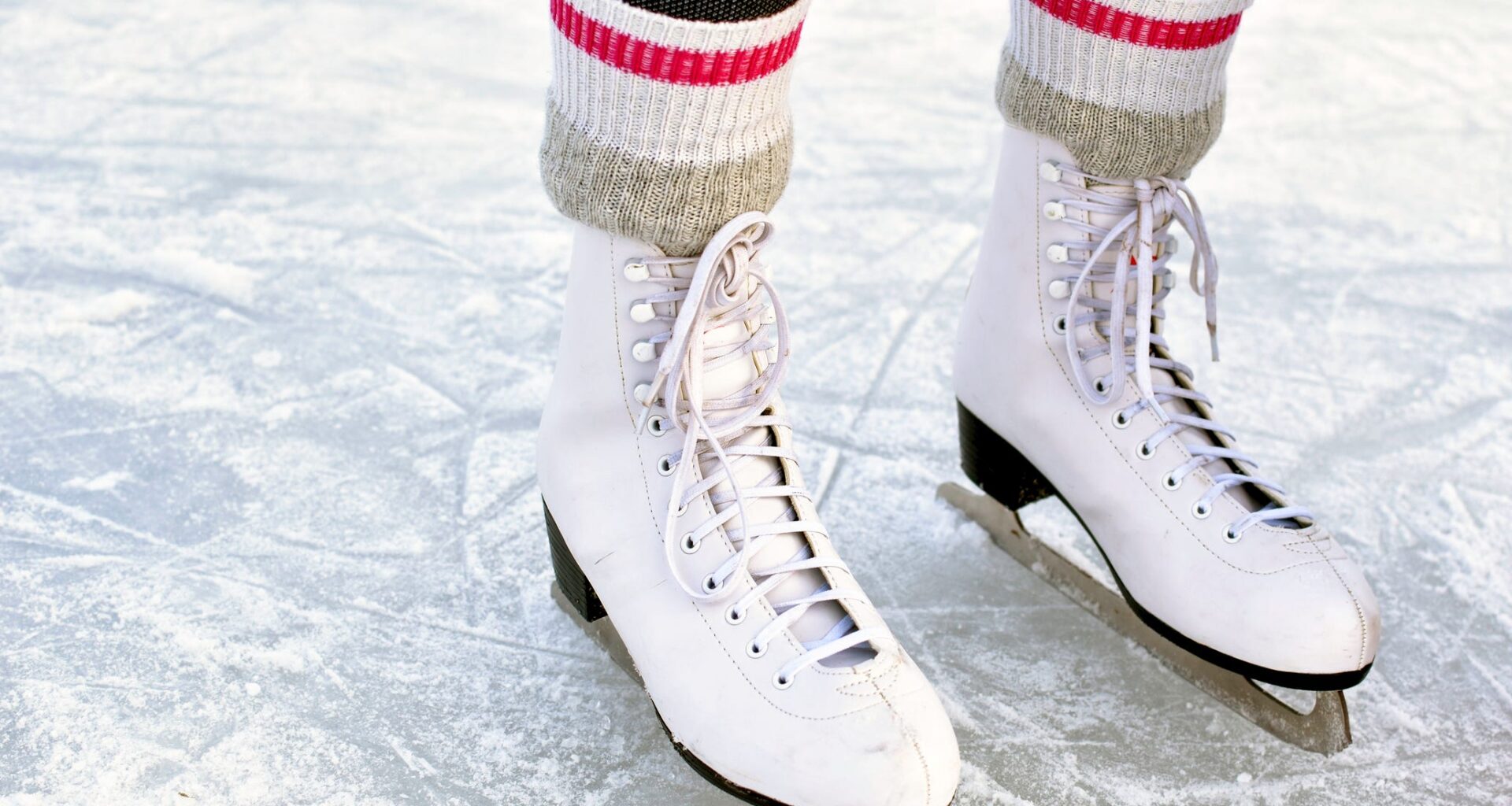 woman skating on the Allegheny River near Waterworks
