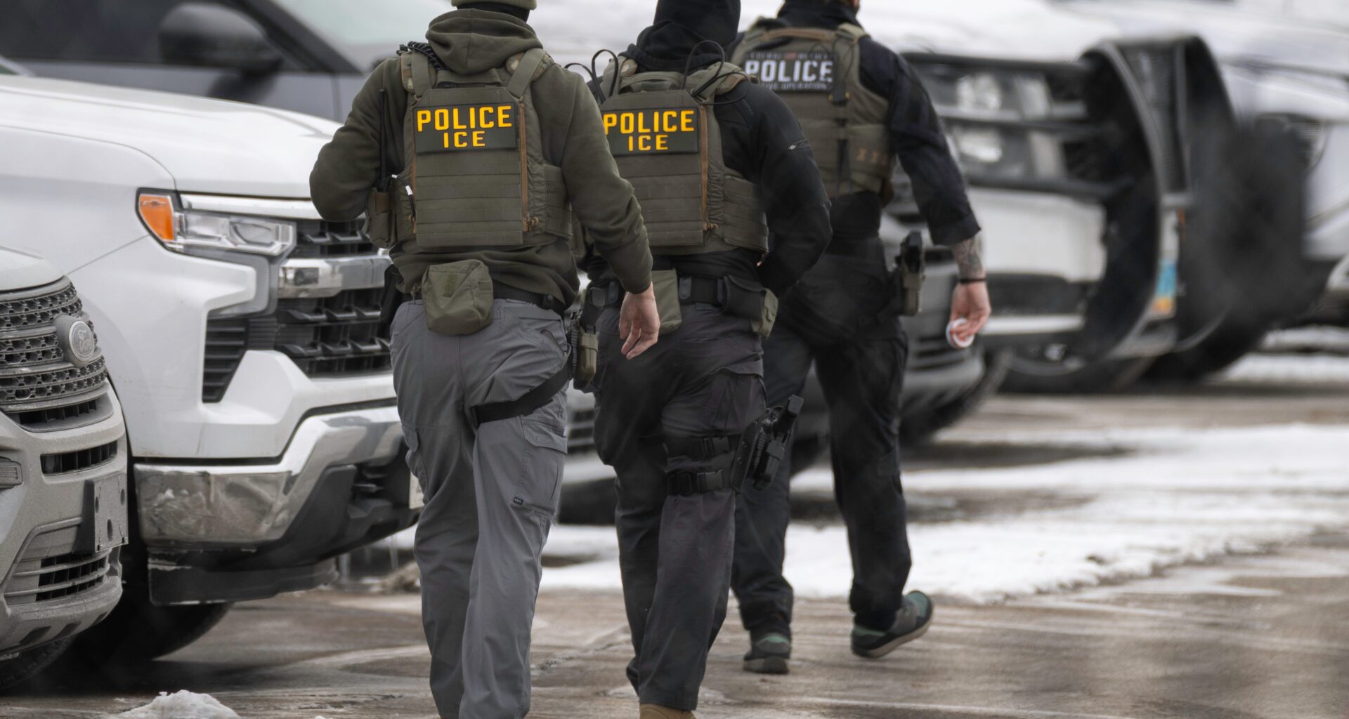 ICE agents in Minneapolis.