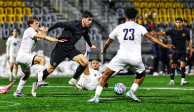 Trevor Amann brace leads Riverhounds past Duquesne, 2-1