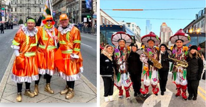 IBEW Mummers PArade Collage