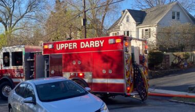 Crews subdue house fire in Drexel Hill