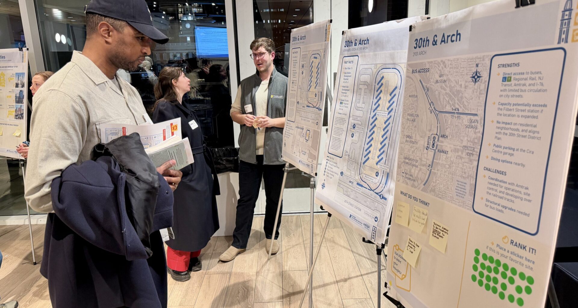 Future intercity bus terminal near 30th Street Station proves popular at open house