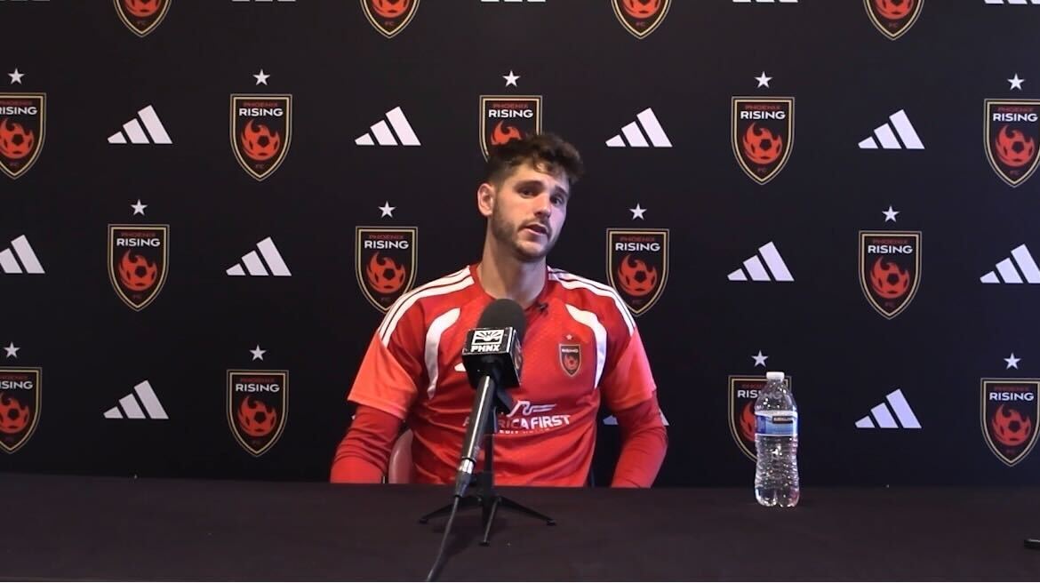 Rising’s Luke Biasi was told Phoenix was the place to be despite winning a USL championship in Pittsburgh last season