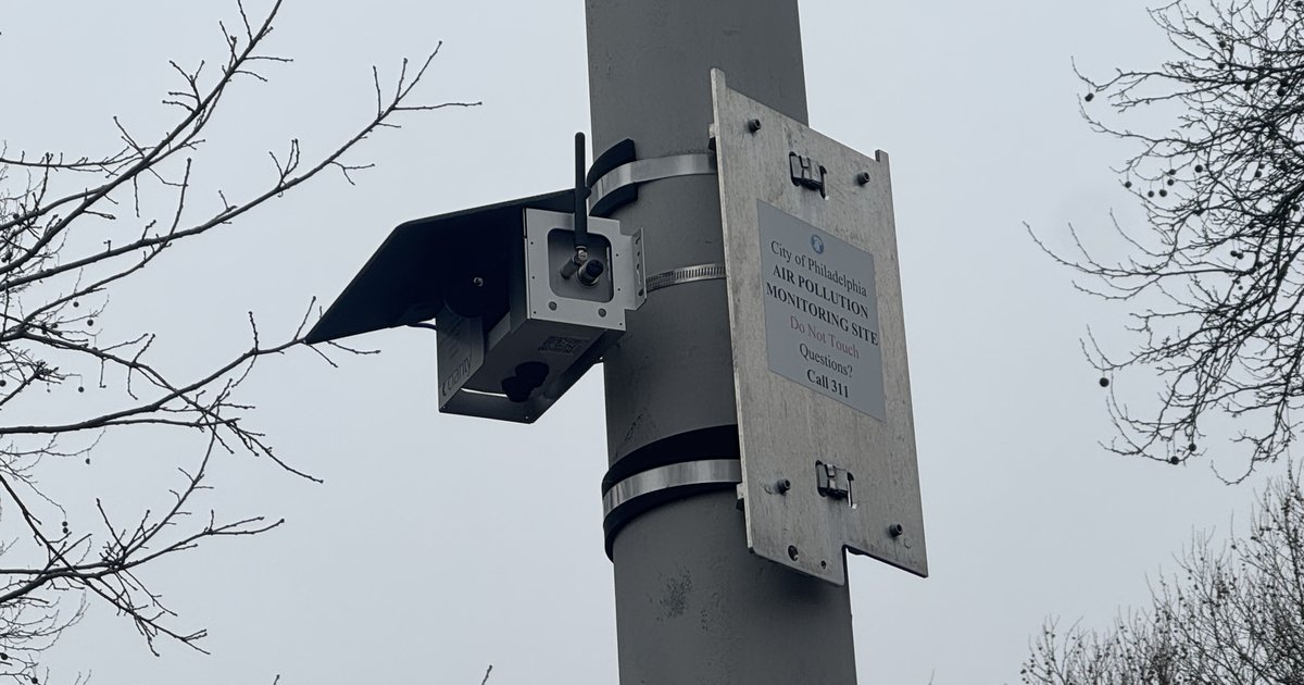 Philly's new air quality monitors are measuring pollution in every neighborhood
