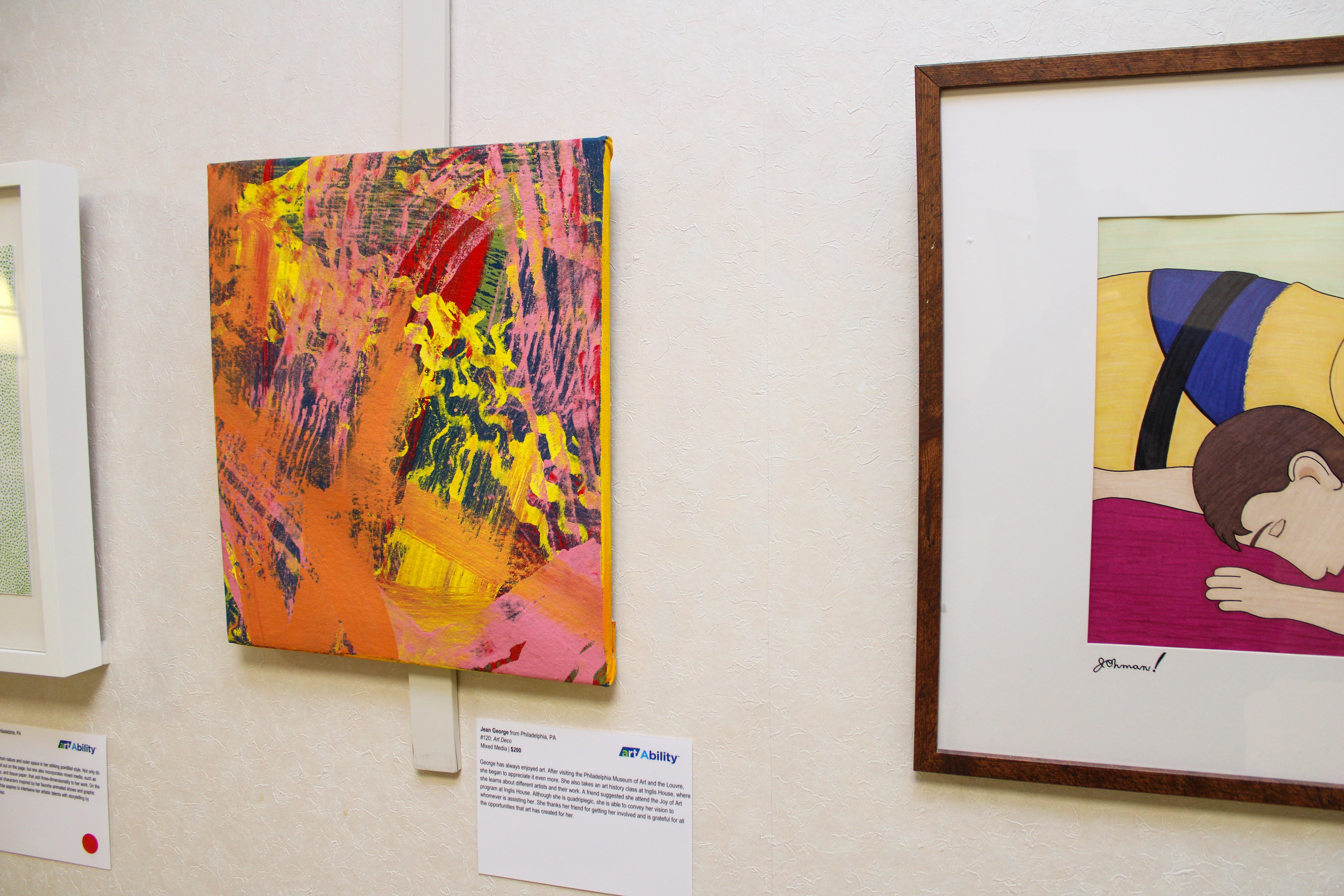 Art piece by Jean George, Inglis House Resident, entitled âArt...