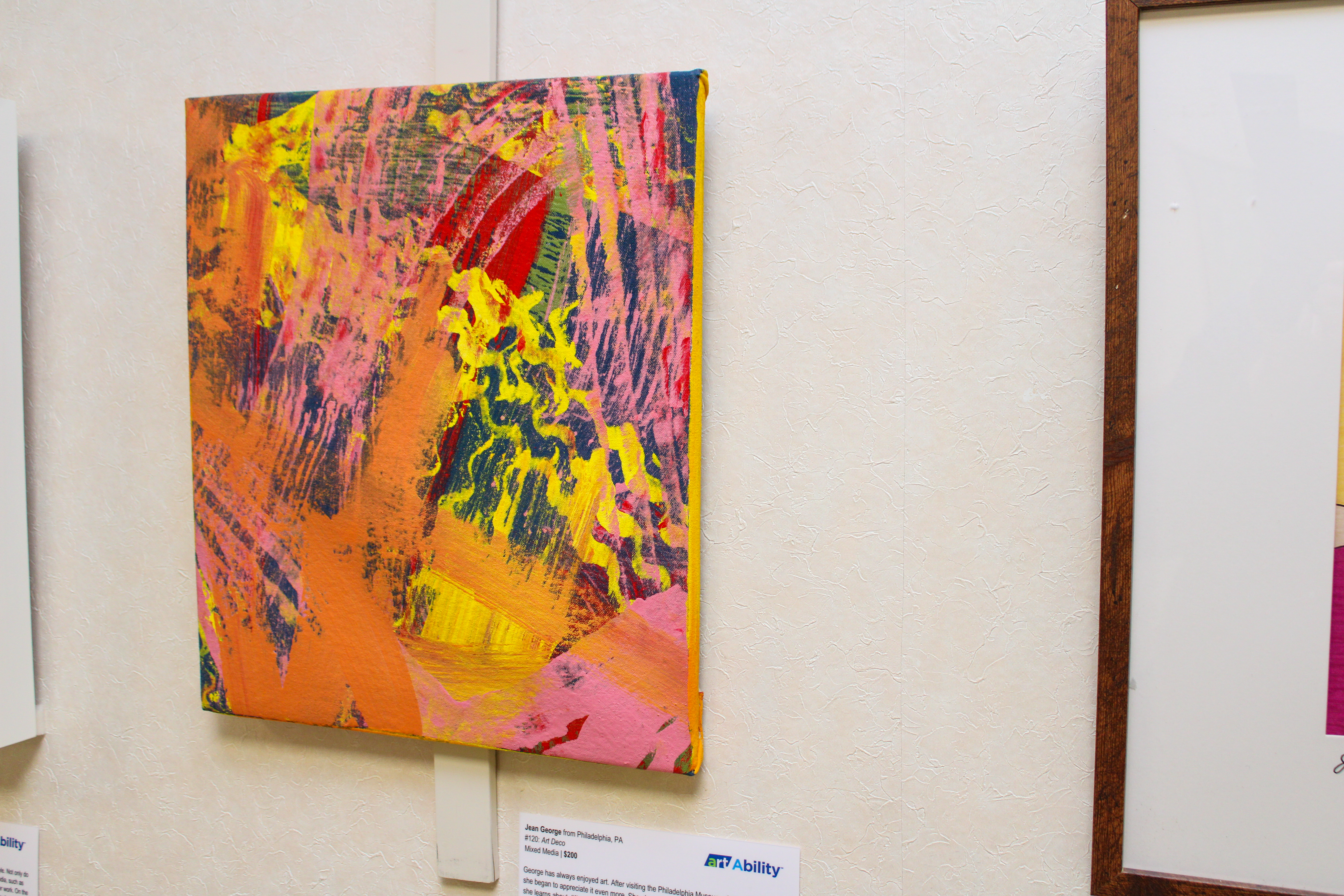 Art piece by Jean George, Inglis House Resident, entitled âArt...