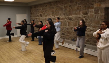 Mu Sigma Upsilon, Tumbao swap cultural dance lessons - The Brown and White Mu Sigma Upsilon, Tumbao swap cultural dance lessons