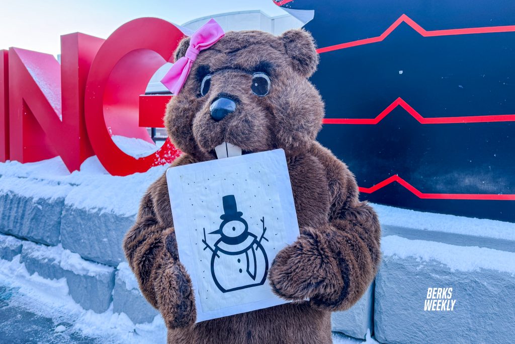 Patty Pagoda sees her shadow at relocated Groundhog Day event