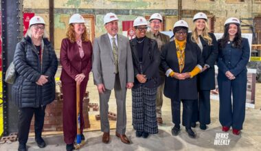 Alvernia marks next phase of American House renovation with ceremonial wall-breaking in Reading