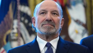 U.S. Commerce Secretary Howard Lutnick listens during an event with President Donald Trump in the Oval Office this month.