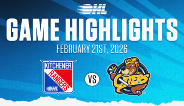 OHL Highlights: Kitchener Rangers @ Erie Otters Feb. 21, 2026
