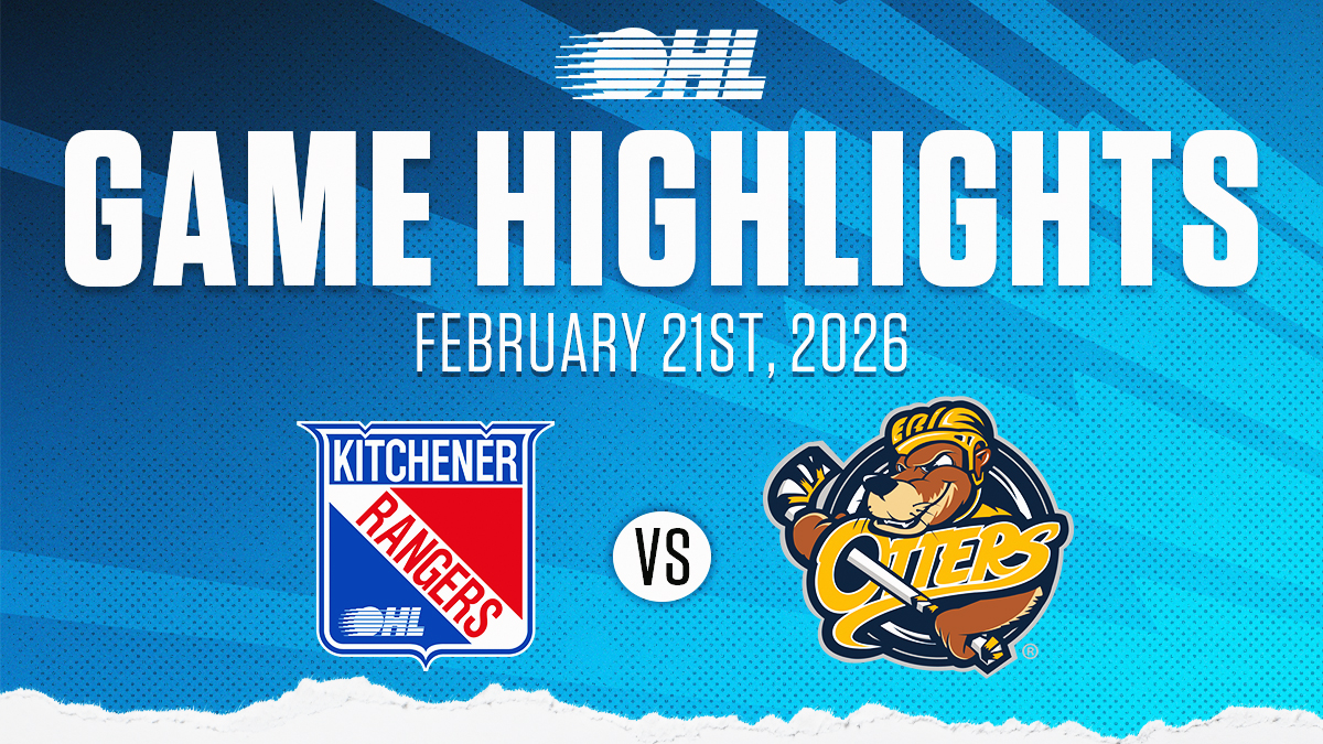 OHL Highlights: Kitchener Rangers @ Erie Otters Feb. 21, 2026