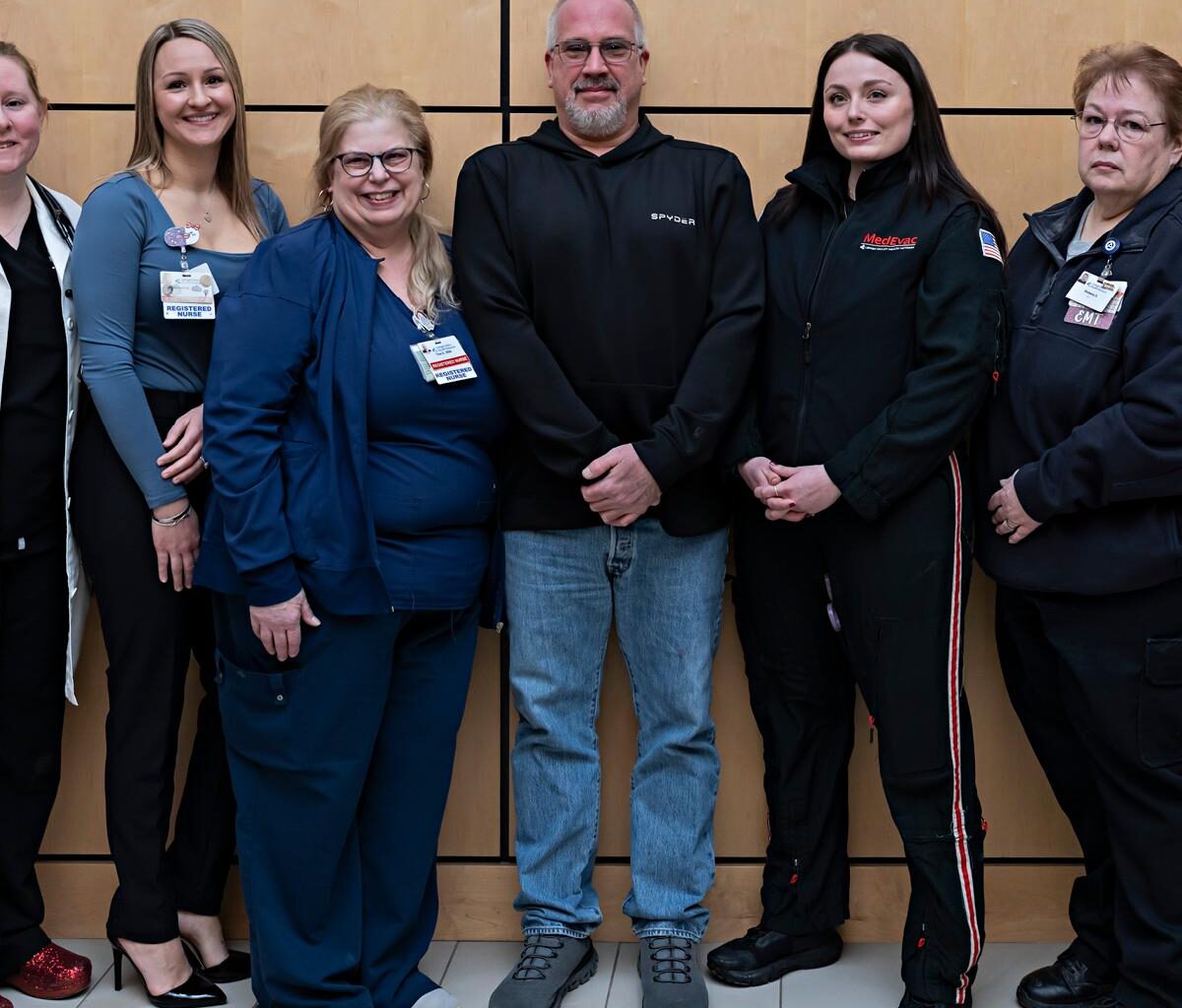 ‘I’m Alive Because of You’: A Cardiac Arrest Survivor’s Reunion With Team That Saved His Life